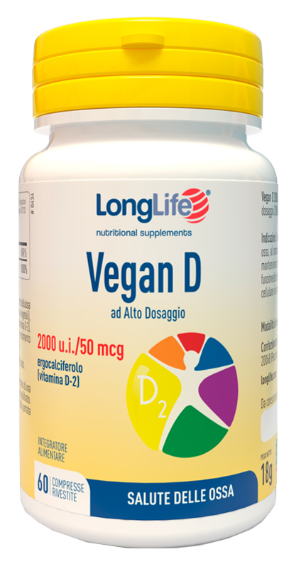 LONGLIFE VEGAN D 60 COMPRESSE - pharmaonline24.it