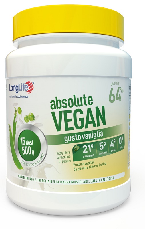 LONGLIFE ABSOLUTE VEGAN 500 G - pharmaonline24.it