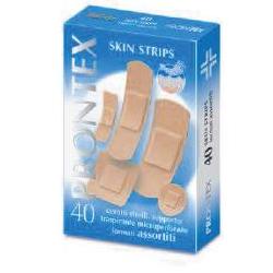 CEROTTO PRONTEX SKIN STRIPS 6 FORMATI ASSORTITI ASTUCCIO 40 PEZZI - pharmaonline24.it