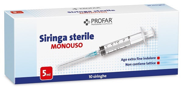 SIRINGA MONOUSO 5 ML PROFAR - pharmaonline24.it