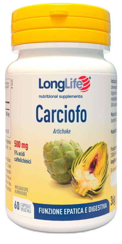 LONGLIFE CARCIOFO 60 CAPSULE VEGETALI - pharmaonline24.it