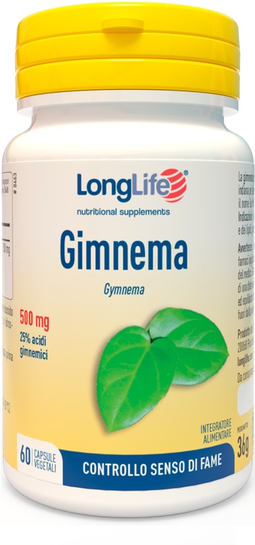 LONGLIFE GIMNEMA 60 CAPSULE VEGETALI - pharmaonline24.it