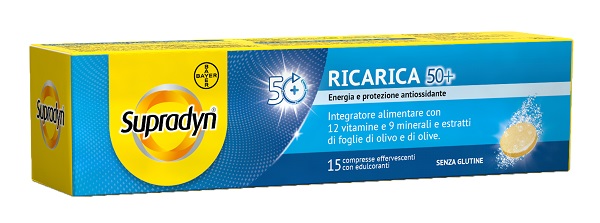 SUPRADYN RICARICA 50+ 15 COMPRESSE EFFERVESCENTI - pharmaonline24.it