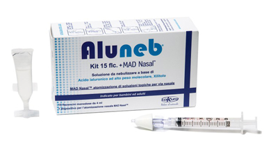 ALUNEB KIT SOLUZIONE ISOTONICA 15 FLACONCINI DA 4 ML + MAD NASAL ATOMIZZATORE - pharmaonline24.it