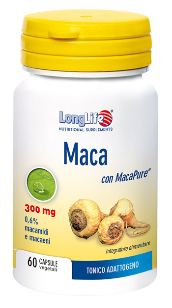 LONGLIFE MACA 60 CAPSULE VEGETALI DA 550 MG - pharmaonline24.it