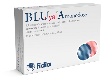 BLU YAL A MONODOSE GOCCE OCULARI 15 FLACONCINI 0,35 ML - pharmaonline24.it
