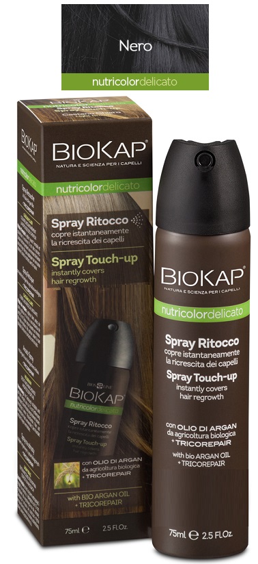 BIOS LINE BIOKAP NUTRICDEL SPRAY RITOCCO NERO 75 ML - pharmaonline24.it