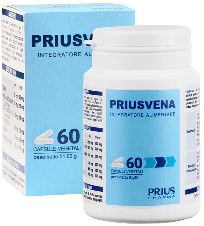 PRIUSVENA 60 CAPSULE - pharmaonline24.it