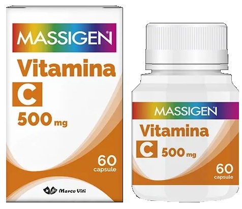 MASSIGEN C VITI 500MG DI VITAMINA C 60 CAPSULE - pharmaonline24.it
