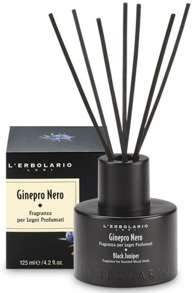 GINEPRO NERO FRAGRANZA LEGNI PROFUMATI CON BASTONCINI 125 ML - pharmaonline24.it