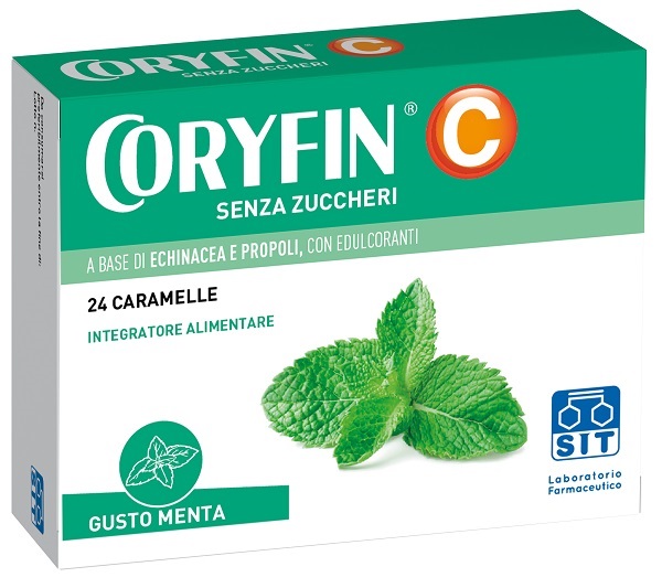 CORYFIN C SENZA ZUCCHERO MENTOLO 48 G - pharmaonline24.it