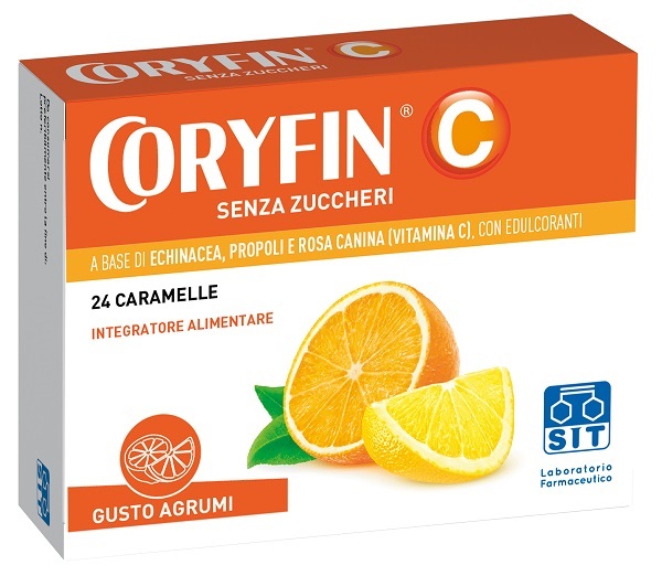 CORYFIN C SENZA ZUCCHERO AGRUMI 48 G - pharmaonline24.it