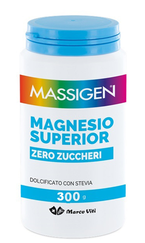 MASSIGEN MAGNESIO SUPERIOR ZERO ZUCCHERI 300 G - pharmaonline24.it