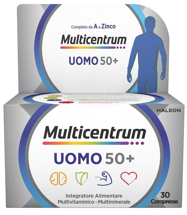 MULTICENTRUM UOMO 50+ 30 COMPRESSE - pharmaonline24.it