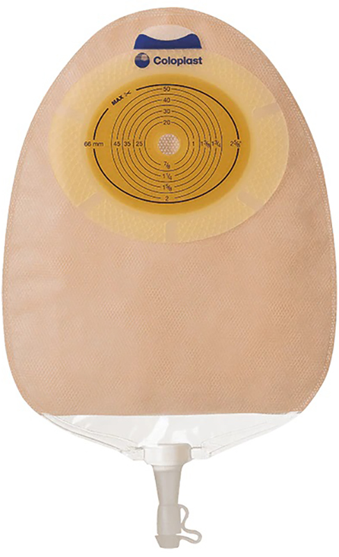 SACCA TRASPARENTE SISTEMA MONOPEZZO PER UROSTOMIA CON MULTICHAMBER SENSURA RITAGLIABILE 10/76 MM MAXI 400 ML 30 PEZZI - pharmaonline24.it