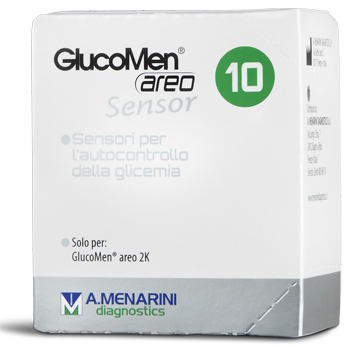 STRISCE GLUCOMEN AREO SENSOR PER ANALISI DEL GLUCOSIO 10 PEZZI - pharmaonline24.it