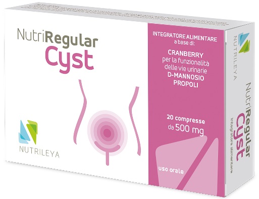 NUTRIREGULAR CYST 20 CAPSULE 500 MG - pharmaonline24.it