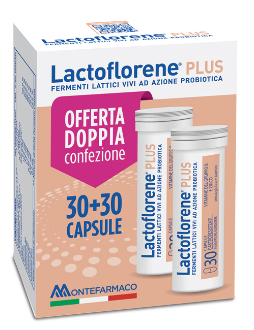 LACTOFLORENE PLUS BIPACK 30 CAPSULE 26,40 G - pharmaonline24.it