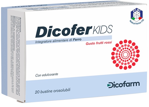 DICOFER KIDS 20 BUSTINE OROSOLUBILI - pharmaonline24.it