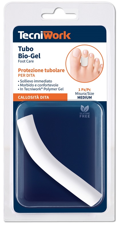 BIOGEL FASCETTA TUBOLARE GEL DITA PIEDI MEDIUM 1 PEZZO - pharmaonline24.it