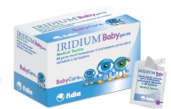 GARZA OCULARE MEDICATA IRIDIUM BABY 28 PEZZI - pharmaonline24.it