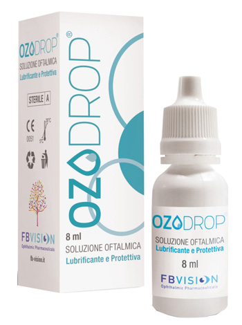 OZODROP LIPOZONEYE SOLUZIONE OFTALMICA BASE DI OLIO OZONIZZATO IN FOSFOLIPIDI 8 ML - pharmaonline24.it