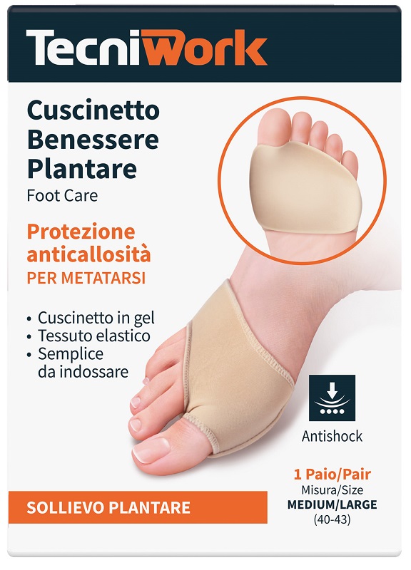 BENESSERE PLANTARE CUSCINETTO MEDIUM/LARGE 1 PAIO - pharmaonline24.it