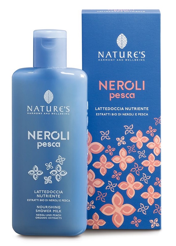 NATURE'S NEROLI E PESCA LATTE DOCCIA NUTRIENTE 200 ML - pharmaonline24.it