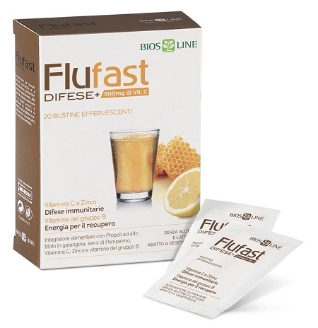 APIX PROPOLI FLUFAST DIFESE+ 20 BUSTINE EFFERVESCENTI BIOSLINE - pharmaonline24.it