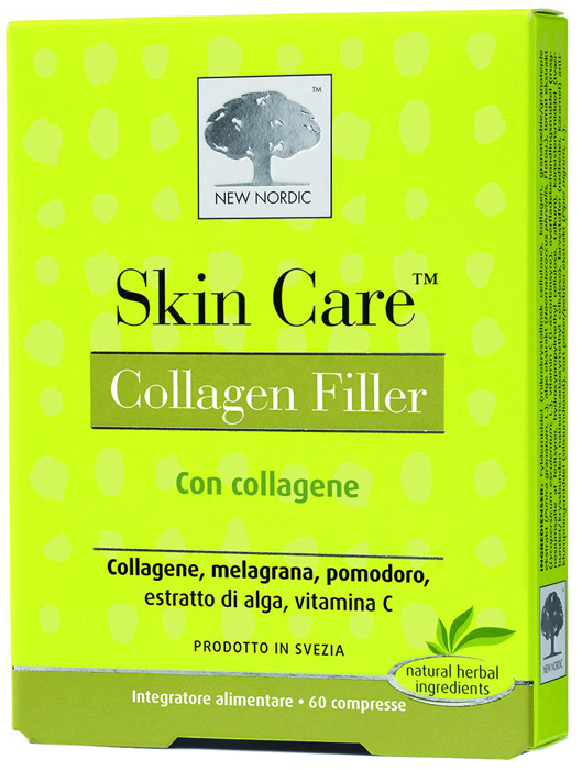 SKIN CARE COLLAGEN FILLER 60 COMPRESSE - pharmaonline24.it