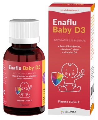 ENAFLU BABY D3 SOLUZIONE ORALE 150 ML - pharmaonline24.it