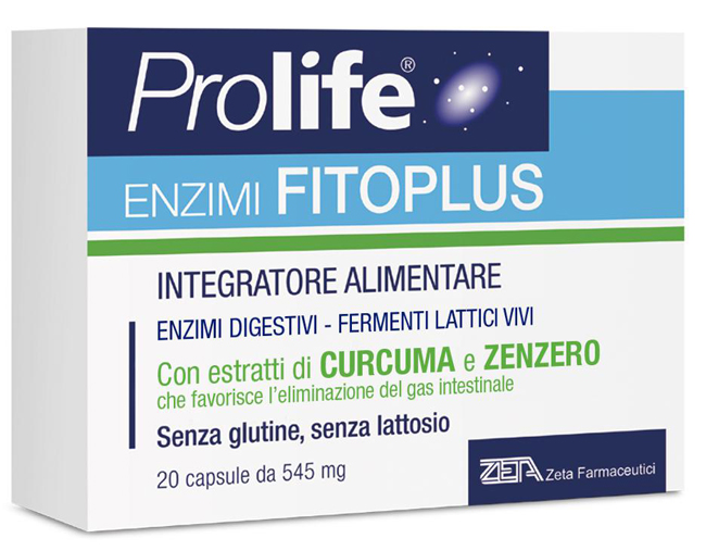 PROLIFE ENZIMI FITOPLUS 20 CAPSULE - pharmaonline24.it