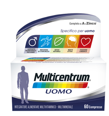 MULTICENTRUM UOMO 60 COMPRESSE - pharmaonline24.it