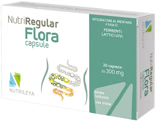 NUTRIREGULAR FLORA 20 CAPSULE - pharmaonline24.it