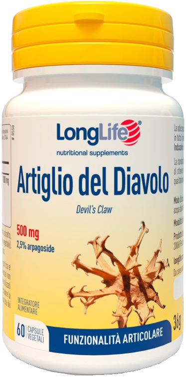 LONGLIFE ARTIGLIO DEL DIAVOLO 2% 60 CAPSULE - pharmaonline24.it