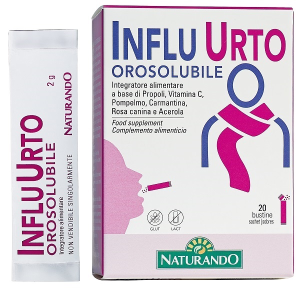 INFLU URTO OROSOLUBILE 20 BUSTINE DA 2 G - pharmaonline24.it