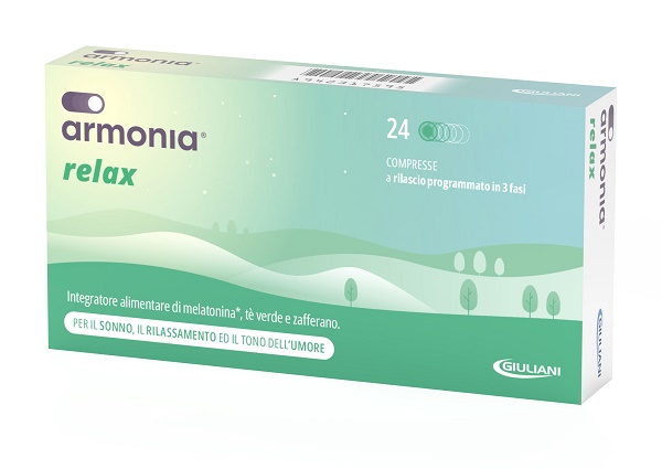 ARMONIA RELAX 1 MG A BASE DI MELATONINA 24 COMPRESSE - pharmaonline24.it