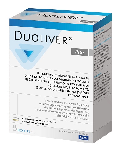 DUOLIVER PLUS 24 COMPRESSE - pharmaonline24.it