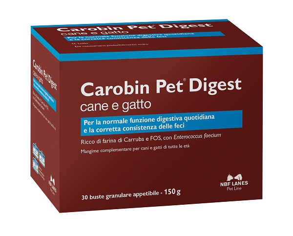CAROBIN PET DIGEST GRANULARE 30 BUSTE DA 5 G - pharmaonline24.it