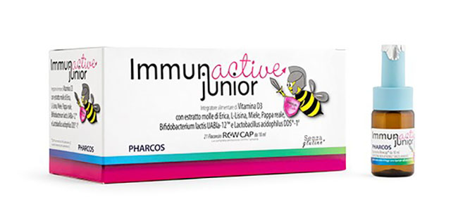 IMMUNACTIVE JUNIOR PHARCOS 21 FIALE 10 ML - pharmaonline24.it