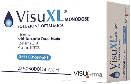 SOLUZIONE OFTALMICA VISUXL 20 CONTENITORI MONODOSE 0,33 ML - pharmaonline24.it