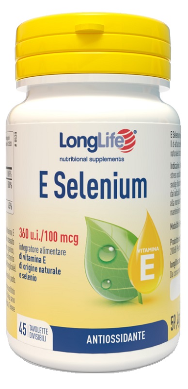 LONGLIFE E SELENIUM 45 TAVOLETTE - pharmaonline24.it