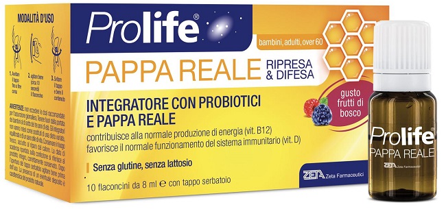 PROLIFE PAPPA REALE 10 FLACONI DA 8 ML - pharmaonline24.it
