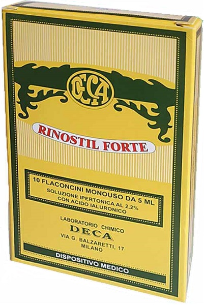 RINOSTIL FORTE SOLUZIONE IPERTONICA 10 FLACONCINI MONOUSO DA 5 ML - pharmaonline24.it