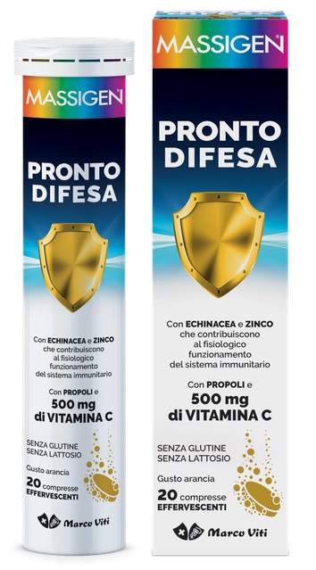 MASSIGEN PRONTO DIFESA 20 COMPRESSE EFFERVESCENTI - pharmaonline24.it