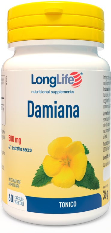 LONGLIFE DAMIANA 60 CAPSULE - pharmaonline24.it