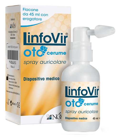 LINFOVIR OTO CERUME SPRAY AURICOLARE 45 ML - pharmaonline24.it