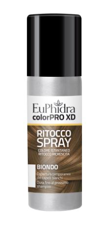 EUPHIDRA COLORPRO XD TINTURA RITOCCO SPRAY CAPELLI BIONDO 75 ML - pharmaonline24.it