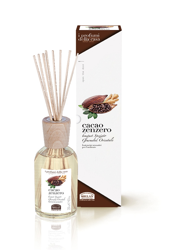 I PROFUMI DELLA CASA CACAO ZENZERO-BASTONCINI AROMATICI 250 ML - pharmaonline24.it