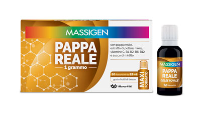 MASSIGEN PAPPA REALE 10 FLACONI DA 25 ML - pharmaonline24.it
